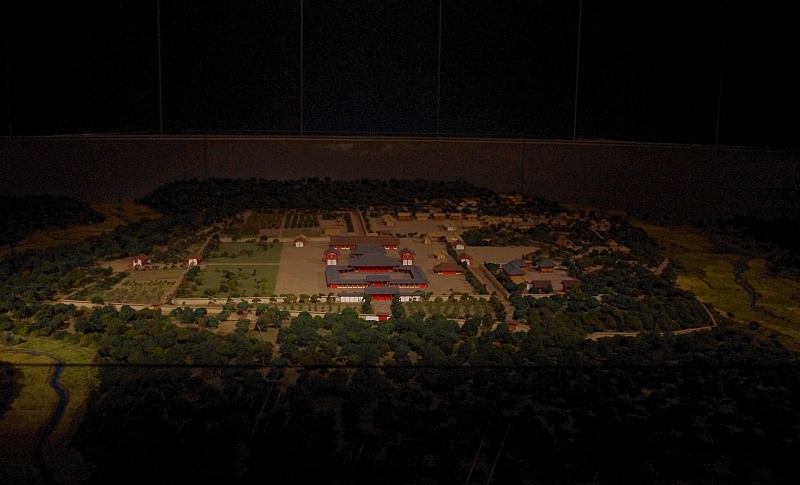 国分尼寺の模型