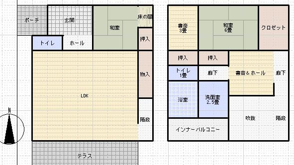 悩み中 平屋 Vs 総二階の間取り