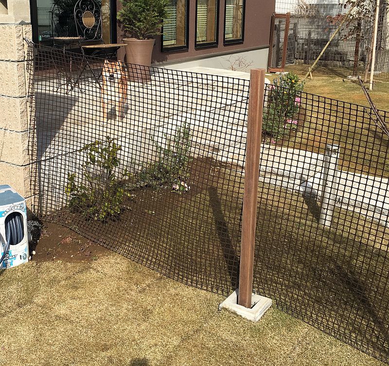 正規通販 簡単 金網フェンス メッシュ 防獣フィールドフェンス 1.5m×30m ドッグラン DIY ネット簡易フェンス 