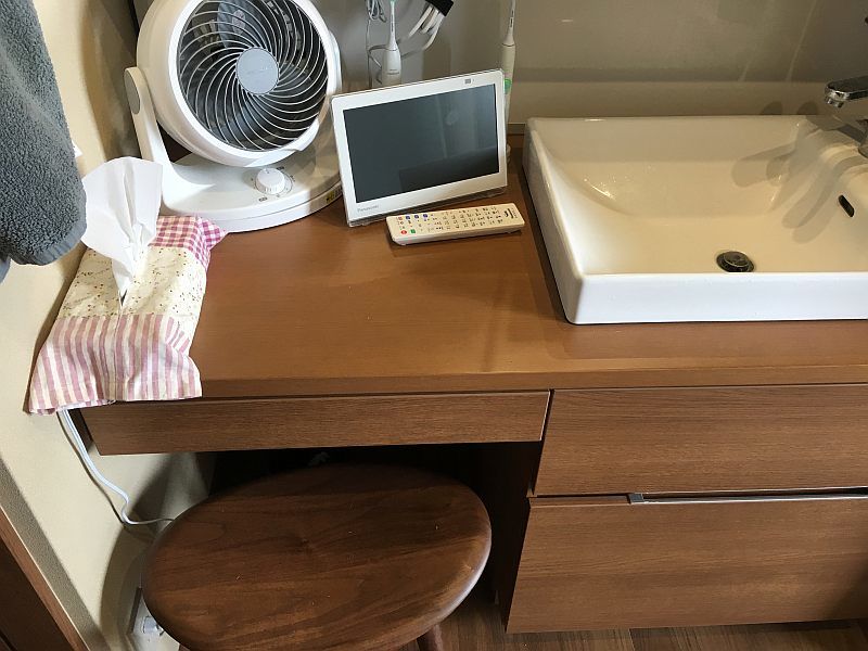 脱衣所には扇風機かエアコンか